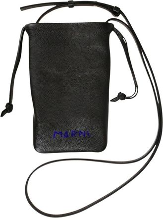 Marni Portacellulare a tracolla - - Bags - Uomo - Nero - ONE SIZE