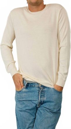 Cesar Casier Cesar Wool Blend Sweater In Off White