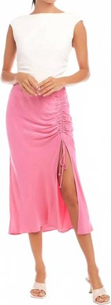 Fifteen Twenty Fiona Midi Skirt In Pink