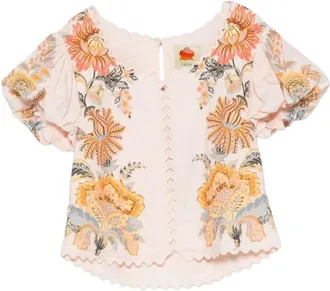 Farm Rio Mujer, Blusas y Camisas, Rosa, Talla: S