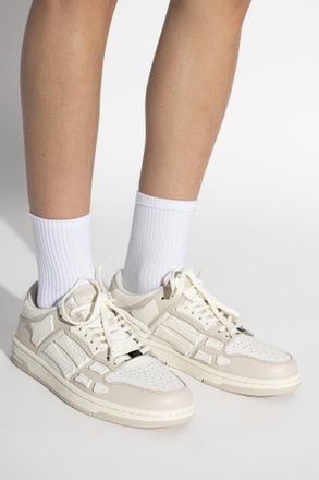 Amiri Skel Top Low Sports Shoes, Womens, Cream