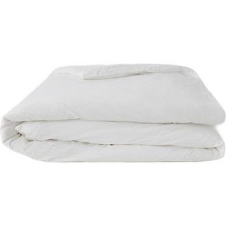 Pact Organic Cool-Air Percale Duvet Cover in White at Nordstrom, Size Twin