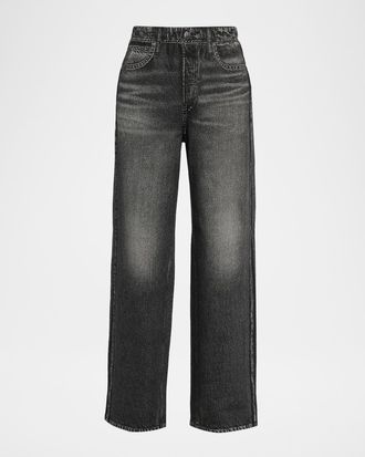 Rag & Bone rb Miramar Terry Wide-Leg Track Jeans