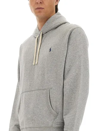 Polo Ralph Lauren Cotton-Blend Hoodie - Gray