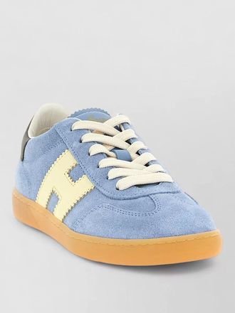 Hogan cool sneakers suede upper rubber sole