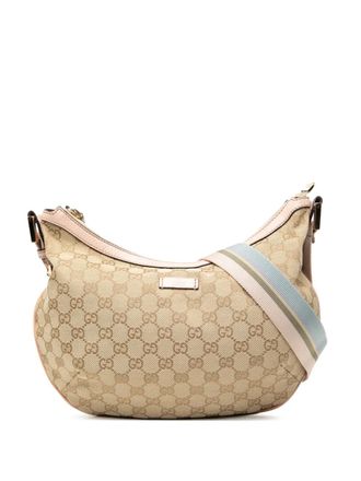 Gucci 2000-2015 GG Canvas Web crossbody bag - Marrone