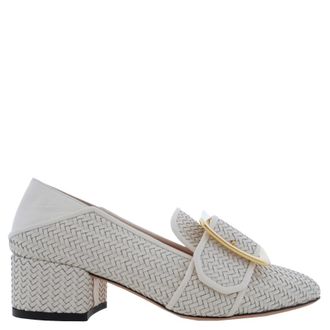 Bally Janelle 40 Woven Leather Pumps, Brand Size 35 ( US Size 4.5 )