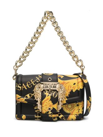 Versace Jeans Couture Chain Couture faux-leather crossbody bag - Black