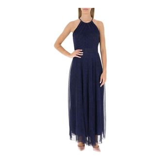 Rinascimento Abito Lurex - - Dresses - Donna - Blu - M