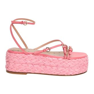 Red Valentino Wedges, female, Pink, Size: 7 US High Heel Sandals