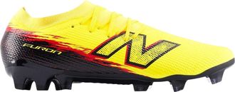 New Balance Furon Team FG V8 voetbalschoenen voor heren, voor harde ondergrond (Geel/zwart)