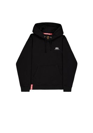 Alpha Industries Hoodie ALPHA INDUSTRIES Basic Hoodie SL, Herren, Gr. XXL, schwarz, Obermaterial: 80% Baumwolle, 20% Polyester, regular fit, Sweatshirts Hoodie