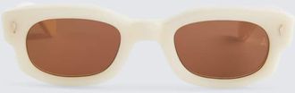 Jacques Marie Mage Whiskeyclone rectangular sunglasses