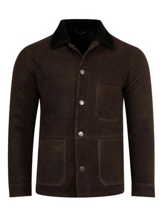 Giorgio Brato Suède jack - Bruin