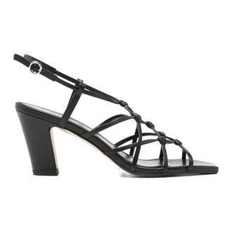 Aeyde Acacia Heeled Sandals - female - aeyde - High Heel Sandals - Black - 4 1/2 UK - Shoes