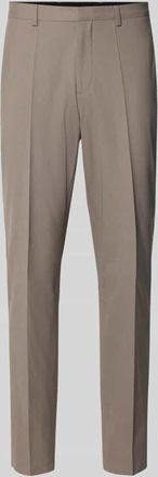 HUGO BOSS Skinny Fit Anzughose aus Woll-Mix Modell HESTEN253X in Hellbraun, Gr&ouml;&szlig;e 102