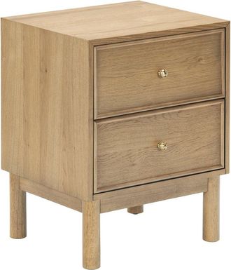 Safavieh Couture Orion 2-Drawer Wood Nightstand