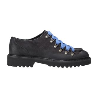 Doucal's Laced Shoes, male, Gray, 5 UK, Suede Lace-Up Shoes