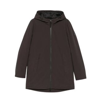 People of Shibuya Fuji Hooded Zip Up Coat - Jackets - Hombre - Marr&oacute;n - 4XL