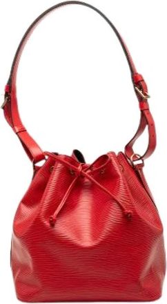 Louis Vuitton Pre-owned Petit Noe - Dames - Vintage Tas - Rood - ONE Size - Leer - Vintage