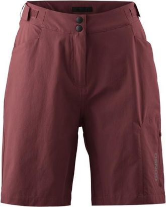 Gonso Adventure Shorts Velohose f&uuml;r Damen | rot