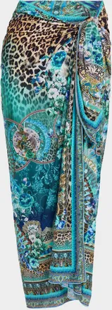 Camilla Flamenco Euphoria Long Sarong Coverup