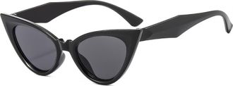 Generic Mens And Womens Outdoor Vacation Sunglasses Small Frame Sports Commuter Sun Glasses(Black)