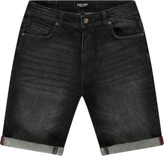 Cars Jeans Jeansbermudas CARS JEANS TARGET Denim Short, Herren, Gr. XXL, N-Gr, schwarz used, Denim/Jeans, Obermaterial: 99% Baumwolle, 1% Elasthan, Abriebeffekte