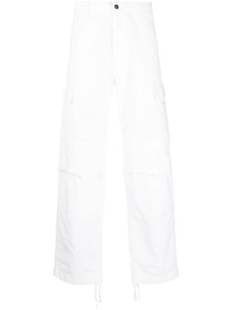 Carhartt Work in Progress multi-pocket cotton cargo pants - White