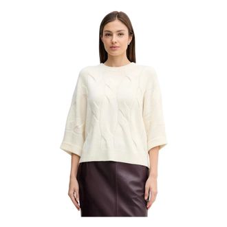 Benetton Dames, Truien, Beige, Maat: M Kasjmier