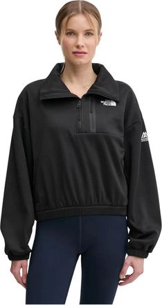 The North Face Fleece Interest 1/4 Zip - Dames - Outdoorjassen - Zwart - XL - Polyester - Fitness
