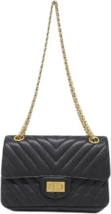 Chanel Borsa a spalla Pre-owned in pelle di vitello - - Pre-owned - Donna - Nero - ONE SIZE