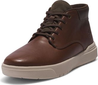 Timberland Schn&uuml;rboots TIMBERLAND SENECA BAYMID LACE UP SNEAKER, Herren, Gr. 43,5, braun, Leder, Schuhe Schn&uuml;rboots, Winterstiefel, Schn&uuml;rstiefel, Winterschuhe