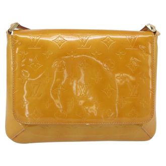 Louis Vuitton Thompson Street Monogram Vernis Yellow Patent_Leather Handbag (Pre-Owned)