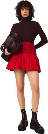 Maje Wool and silk sweater in Brown at Nordstrom, Size X-Small