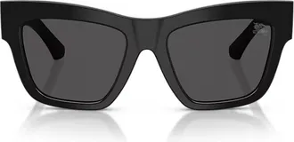 Burberry Grey Cat Eye Ladies Sunglasses BE4449F 300187 53