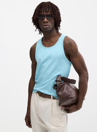 Le 31 Mens 100% organic cotton Tank Top Standard fit
