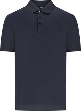 Herno Polo Shirts - Heren - Polos - Blauw - 2XL - Tops