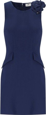 Elisabetta Franchi ABITO TUBINO CON SPILLA OLTREMARE ELISABETTA FRANCHI