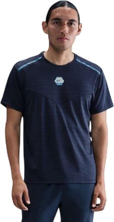 Nike Heren City Side Hardloop T-shirt (Middernacht marine)