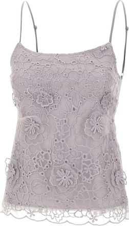 The Garment Sydney Top - Dames - Tops zonder mouwen - Grijs - XS - Katoen - Tops