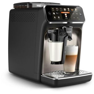 Philips S&eacute;rie 5400 Noir / Chrome Ep5447/90 Machine Expresso Broyeur,12 Boissons, Carafe Lattego