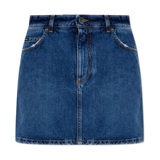 Dolce & Gabbana Denim Skirts, female, Blue, Size: M Denim Skirt