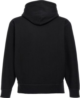 Polo Ralph Lauren Logo-Embroidered Fleece Hoodie - Black