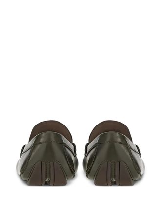 Ferragamo Penny-Slot Leather Loafer - Brown