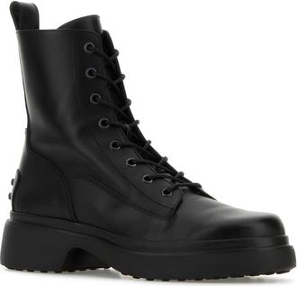 Tod's Womens Tronchetto Boot Black Calfskinfgl
