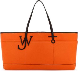 J.W.Anderson Anchor Tote - Dames - Shoppers - Oranje - ONE Size - Katoen - Tassen