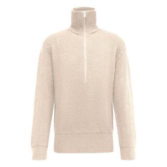 Drykorn Drykorn, Turtlenecks, male, Beige, Size: 2XL Manuelo Troyer Zip Pullover