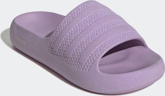 adidas Badesandale ADIDAS ORIGINALS ADILETTE AYOON BADESCHLAPPEN, Damen, Gr. 40,5, powder plum, powder plum, cream wei&szlig;, Synthetik, Schuhe Badesandale, Badel