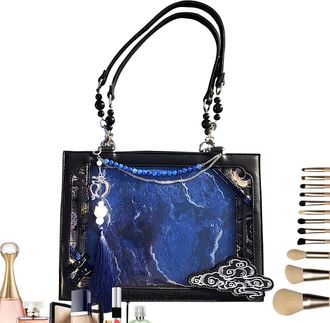 Generic Womens Bag Carry Bag - Fashionable Shoulder Bag Casual, Aesthetic Shoulder Bag for Travel, Holiday, Dating, Walks, Shopping and Holiday Photos, black 